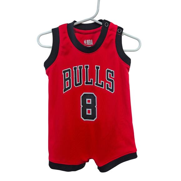 5/$20 Chicago Bulls Romper #8 Lavine - NBA - 3/6mo - Picture 1 of 3